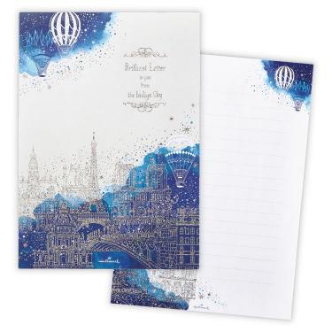 便箋 ブリリアントレター インディゴスカイ