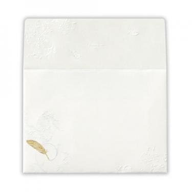 レターパッド用封筒 フェザーペン羽根ペンの柄