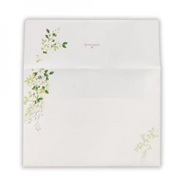 便箋用封筒 リーフ