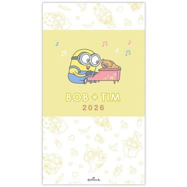 2025年10月始まり手帳 月間 B7 スリム ミニオンズ ボブ&ティム