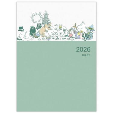 2025年12月始まり手帳 月間 A5 ファミリー ムーミン