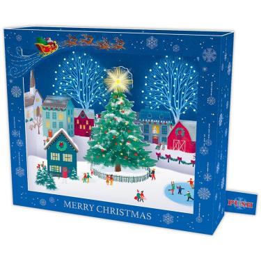 クリスマスメロディーカード レーザーカット LED クリスマスビレッジ