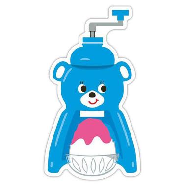 夏柄シール タイガー氷削り器 きょろちゃん オレンジ(オレンジ