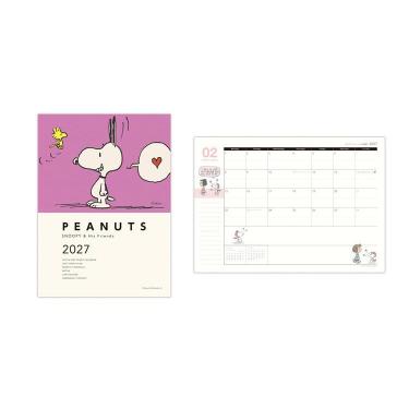 2026年10月始まり手帳 月間 A5 スヌーピー びっくり