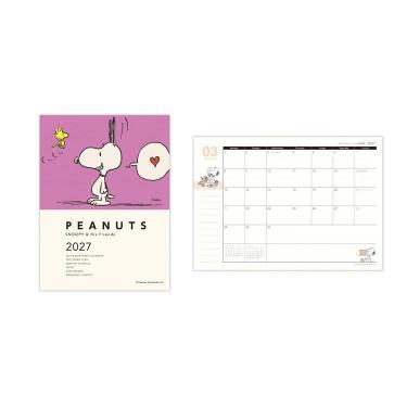 2026年10月始まり手帳 月間 A6 スヌーピー びっくり