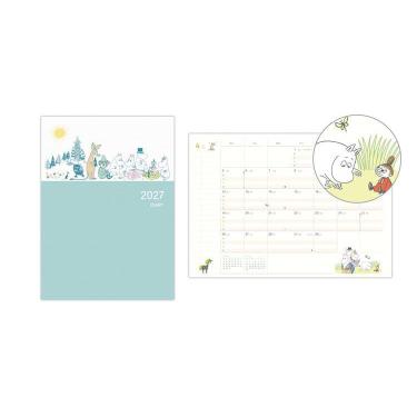 2026年12月始まり手帳 月間 A5 ムーミン ムーミン