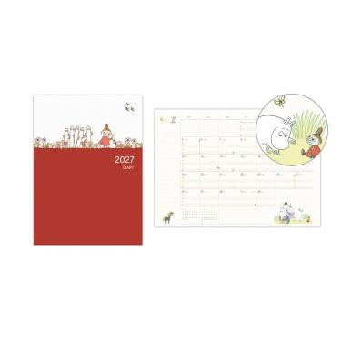 2026年12月始まり手帳 月間 A5 ムーミン リトルミイ