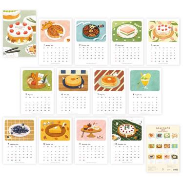 2026年1月始まりカレンダー 壁掛け 福岡麻利子