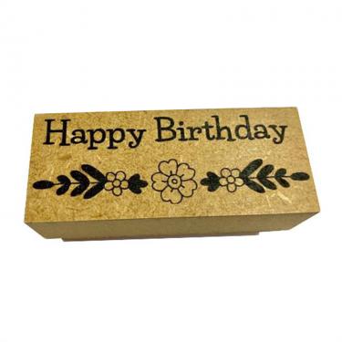 RIOSTAMP ハッピーバースデイ フラワー