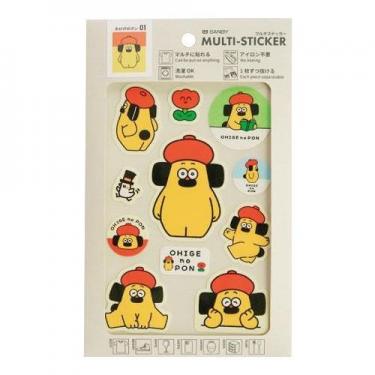 マルチステッカー おひげのポン