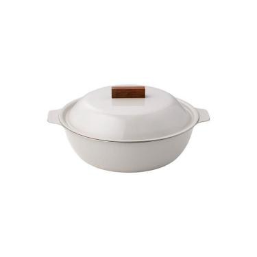 KAKOMI 琺瑯鍋 22cm 1～2人用 IH・直火対応 サンドベージュ