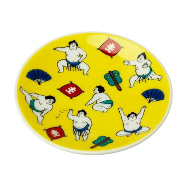 縁起 豆皿 お相撲さん