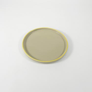 フラットプレート Lサイズ グレイ/イエロー