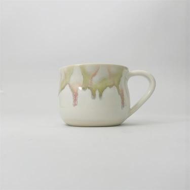 ピーチカップパステル二彩流し 330ml グリーン×ピンク