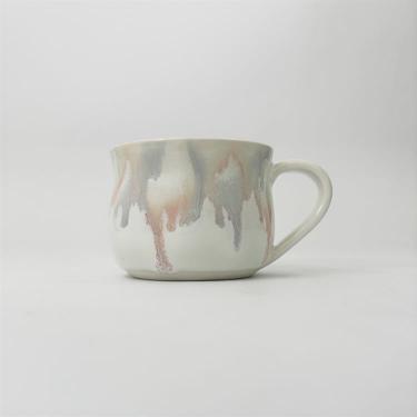 ピーチカップパステル二彩流し 330ml ブルー×ピンク