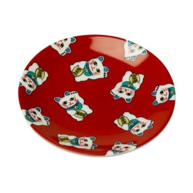 吉祥 縁起 豆皿 招き猫