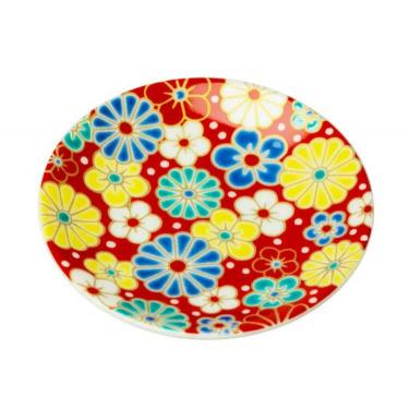 吉祥縁起豆皿 梅菊模様