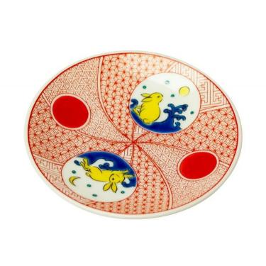 縁起豆皿 うさぎ