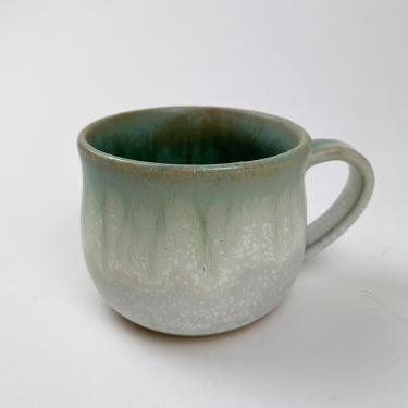 釉流し ピーチカップ 225ml グリーン