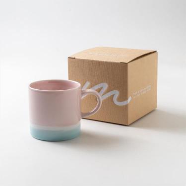 millefyマグ 300ml ピーチ×青磁