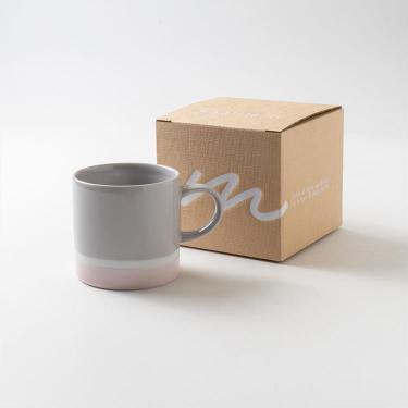 millefyマグ 300ml パウダーグレー×ピーチ