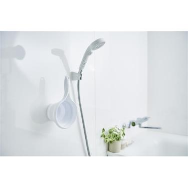 折り畳める手おけ マグネット付 1.2L ホワイト