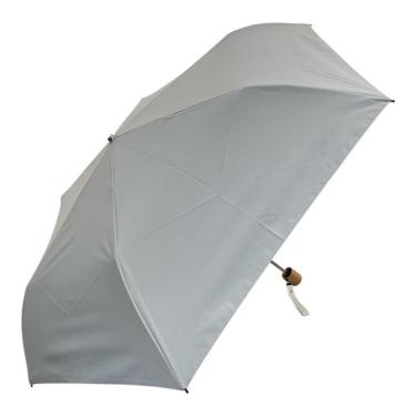 折りたたみ傘 晴雨兼用 サマーシールド サックス