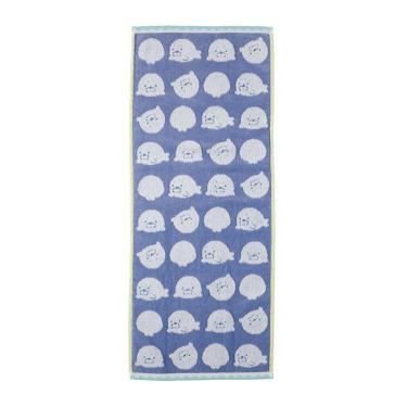 柄フェイスタオル 34×80cm アザラシ【ロフト限定】
