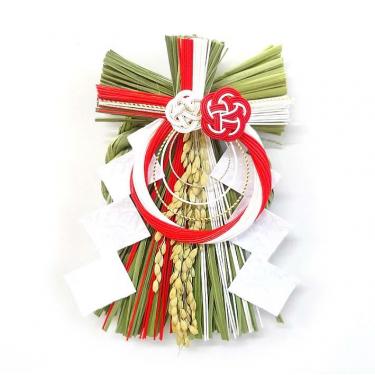 紅白梅飾り 開運