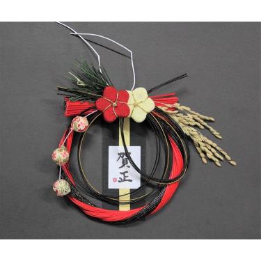 水引小町 黒紅梅