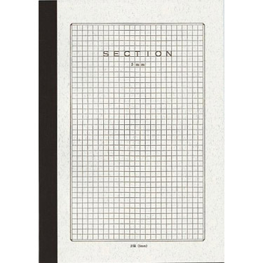 ツバメ方眼ノート B5 グレー