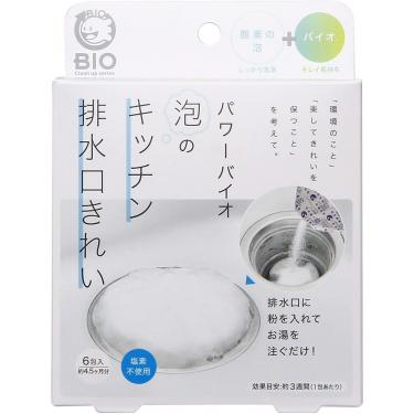 パワーバイオ 泡のキッチン排水口きれい 40g×6包