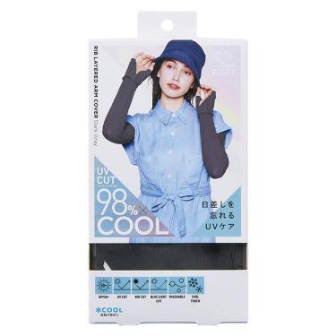 COOLリブアームカバー ダークグレー