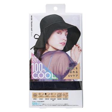 ワイドトレーンハット ブラック