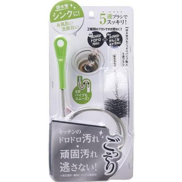 排水管汚れごっそりパイプ職人5連ブラシ