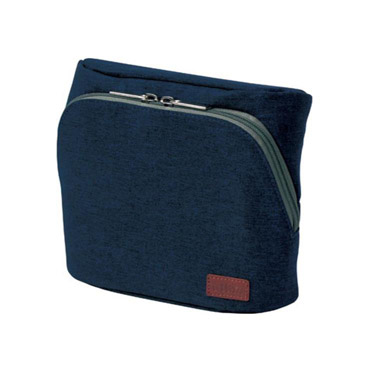 スマ・スタワイド 立つバッグインバッグ モバイル ネイビー