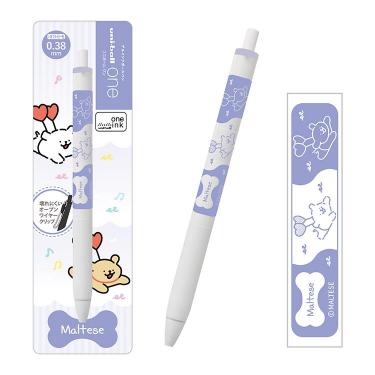 ユニボールワン ボールペン 0.38mm ゲルインク モルチーズ バタフライピー