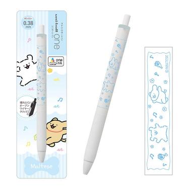 ユニボールワン ボールペン 0.38mm ゲルインク モルチーズ ネモフィラブルー