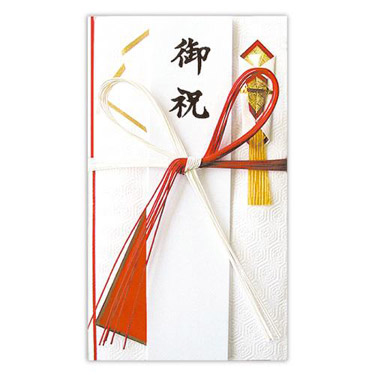 御祝 本式金封 金銀7本花結