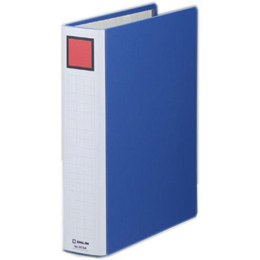 ファイル スーパードッチ 脱着イージー A4S 50mm 青