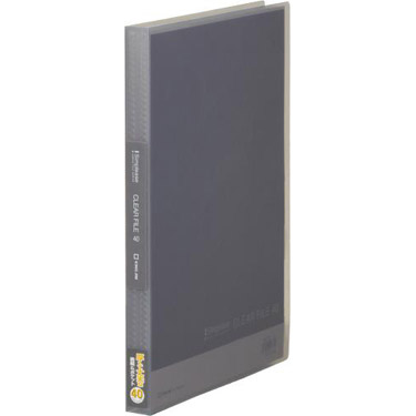 シンプリーズ クリアーファイル A4S グレー