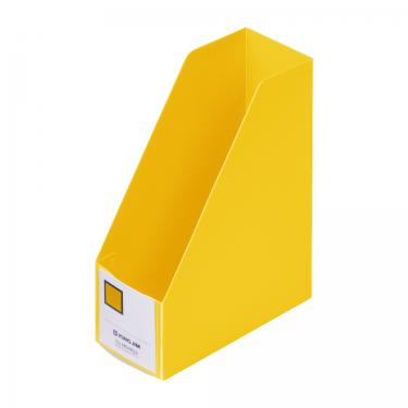 キングミニ ミニボックスファイル タテ キイロ