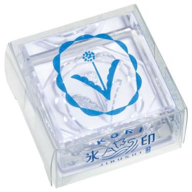 氷印スタンプ 大サイズ ブローチ