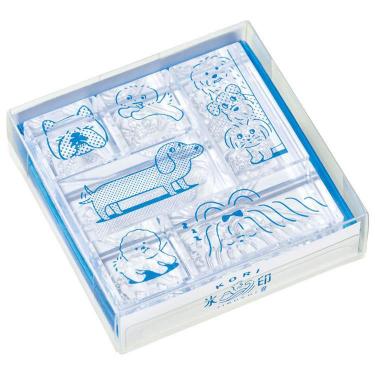 氷印セットスタンプ 6個セット イヌセット