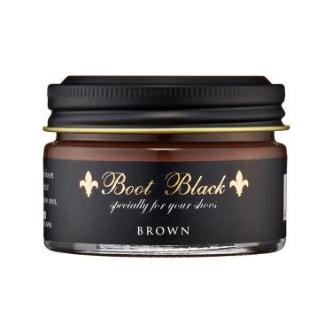 クリームビン ブラウン ブートブラック