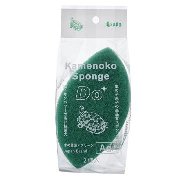 亀の子スポンジ DO 木葉型 グリーン 2個入