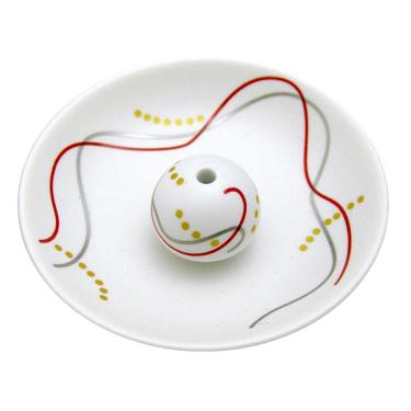 香立付香皿 華かんざし 白妙