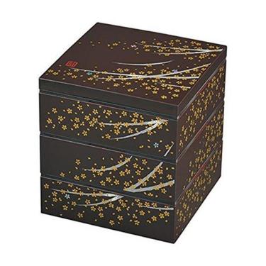 三段角重 黒 5.0 タッパ付 はるか 760ml×3段 溜