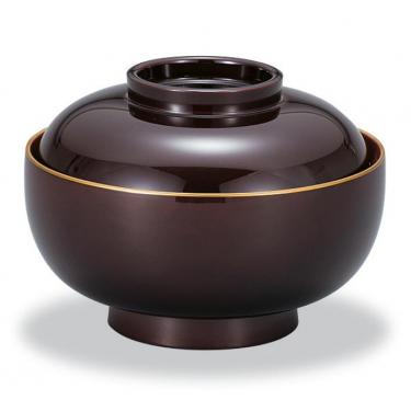 四季雑煮椀 溜渕金