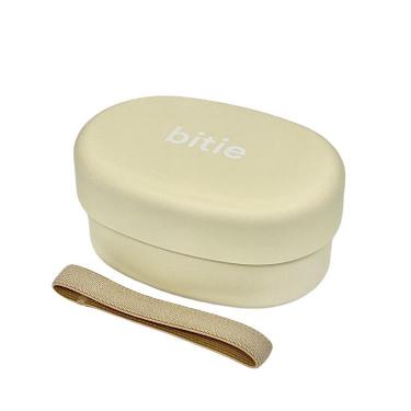 2段小判コンパクトランチ 180/250ml アイボリー バイティー お弁当箱